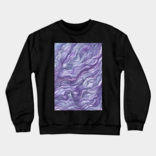 Violet Waves Crewneck Sweatshirt